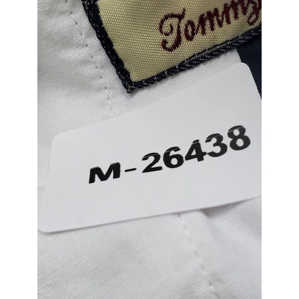 Tommy Bahama Men Pants 35 Cream Silk Spandex Dress Pants Twill Relax READ